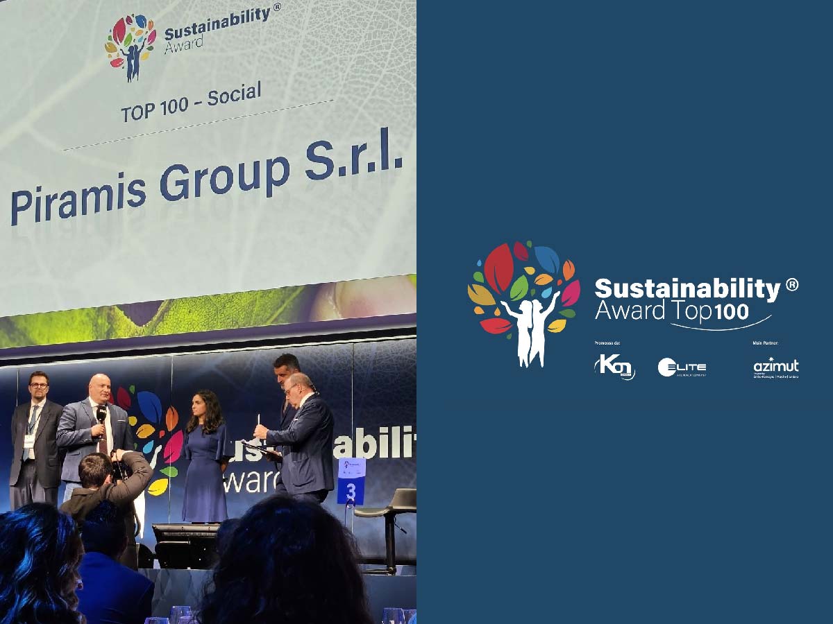 Premiazione Piramis al TOP 100 SUSTAINABILITY AWARD